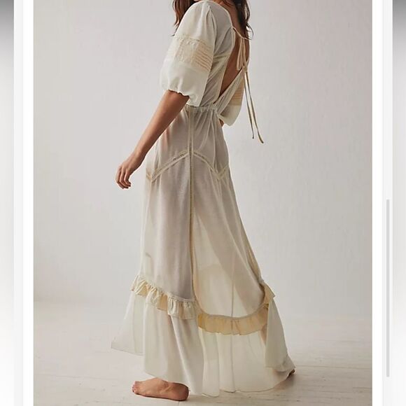 Ivory Free People Into You Nightie - Picture 1 of 4